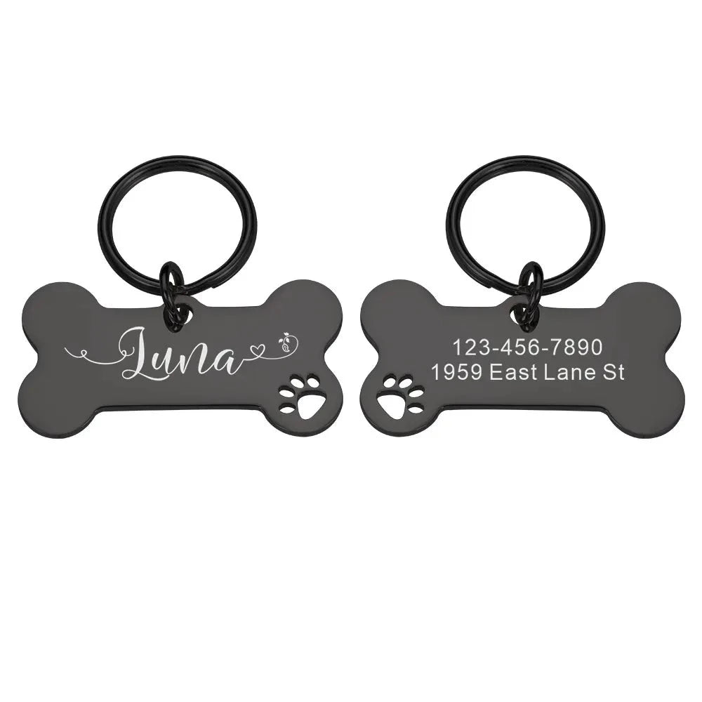 Placa identificativa para mascotas personalizada